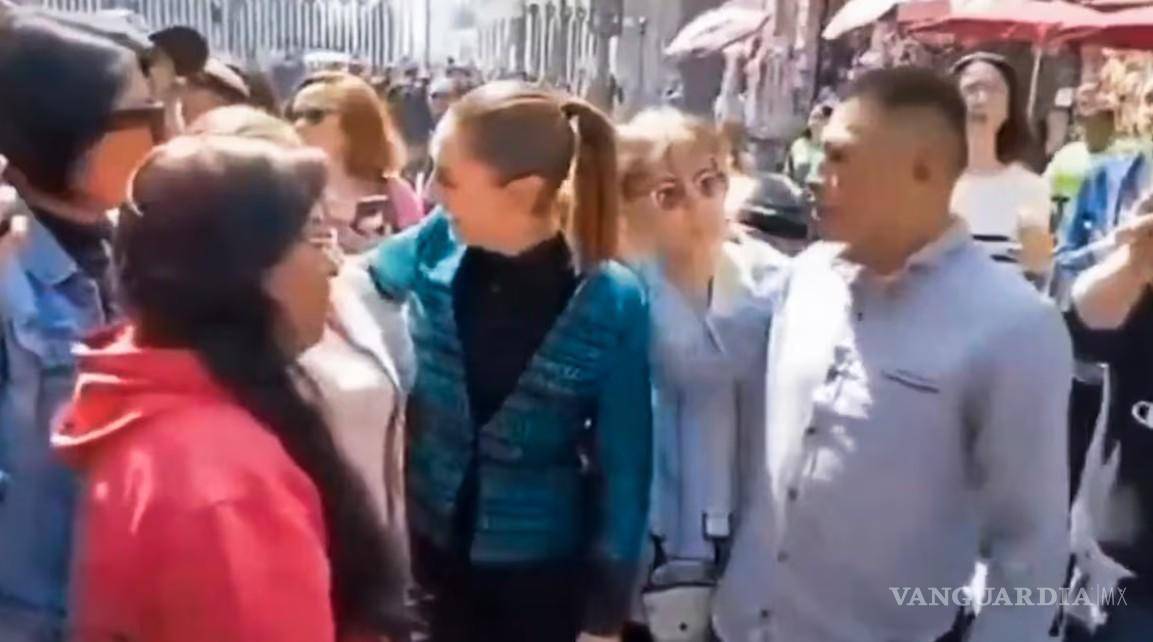 $!Un hombre ebrio acosó a la presidenta Claudia Sheinbaum durante un recorrido en la Ciudad de México, generando atención nacional.