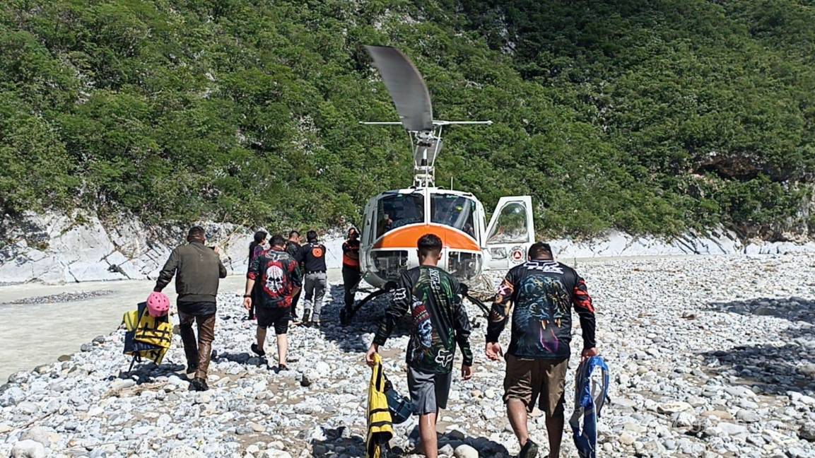 Sanos y salvos localizan a 16 personas en el Río Pilón, en Montemorelos, Nuevo León