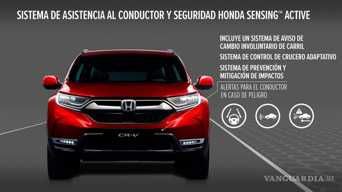 $!Nuevo Honda CR-V con más tecnología que nunca, para mejor dinámica y seguridad