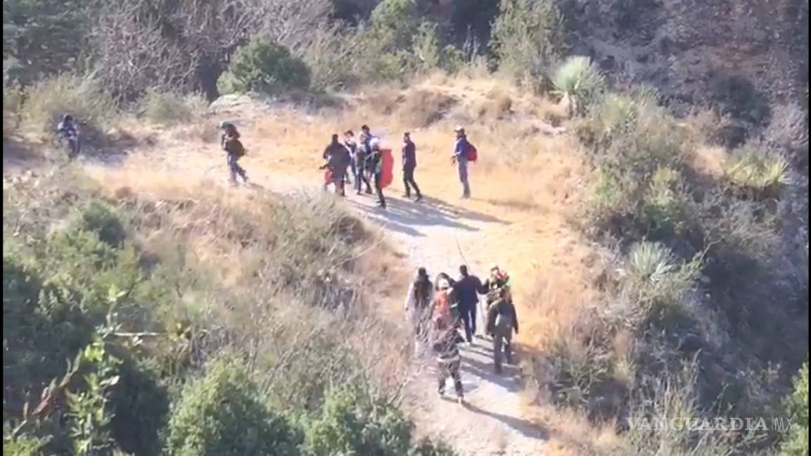 $!Rescatan a cinco de la sierra, por el Cañón de San Lorenzo