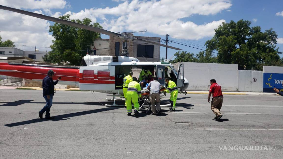 Familia sufre accidente en la carretera Saltillo-Torreón; dos menores presentan fractura de cráneo