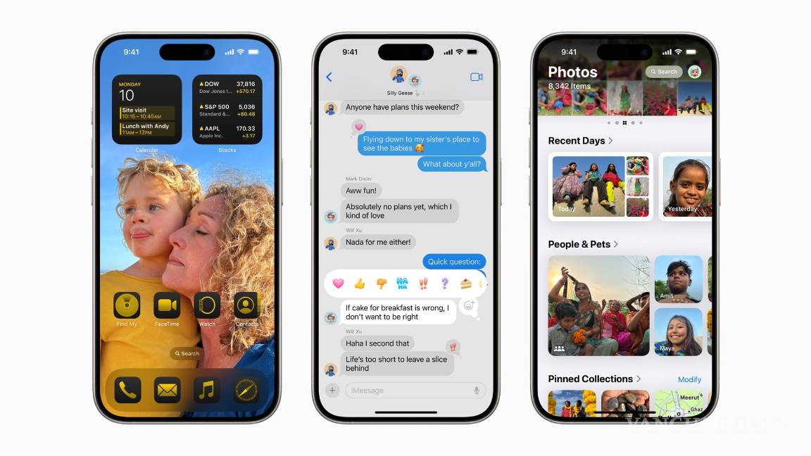 $!iOS 18 hace que el iPhone sea más personal, capaz e inteligente que nunca.