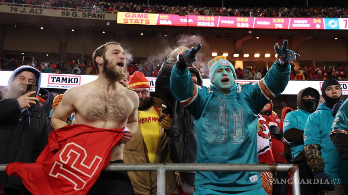 Amputan a aficionados de los Chiefs tras congelación por asistir al juego ante Dolphins