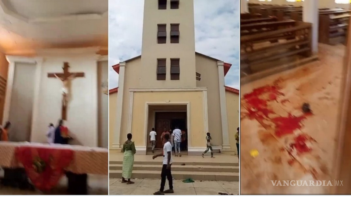 Masacre en una iglesia católica del sur de Nigeria, al menos 50 muertos
