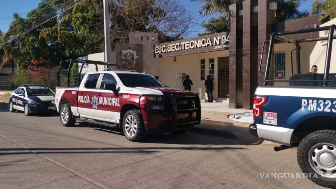 Lanzan amenazas en secundaria de Los Mochis; suspenden clases