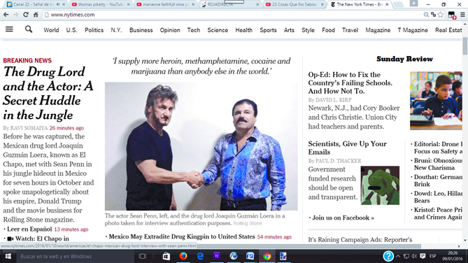 $!Encuentros con Kate y Sean Penn desataron la captura de 'El Chapo'