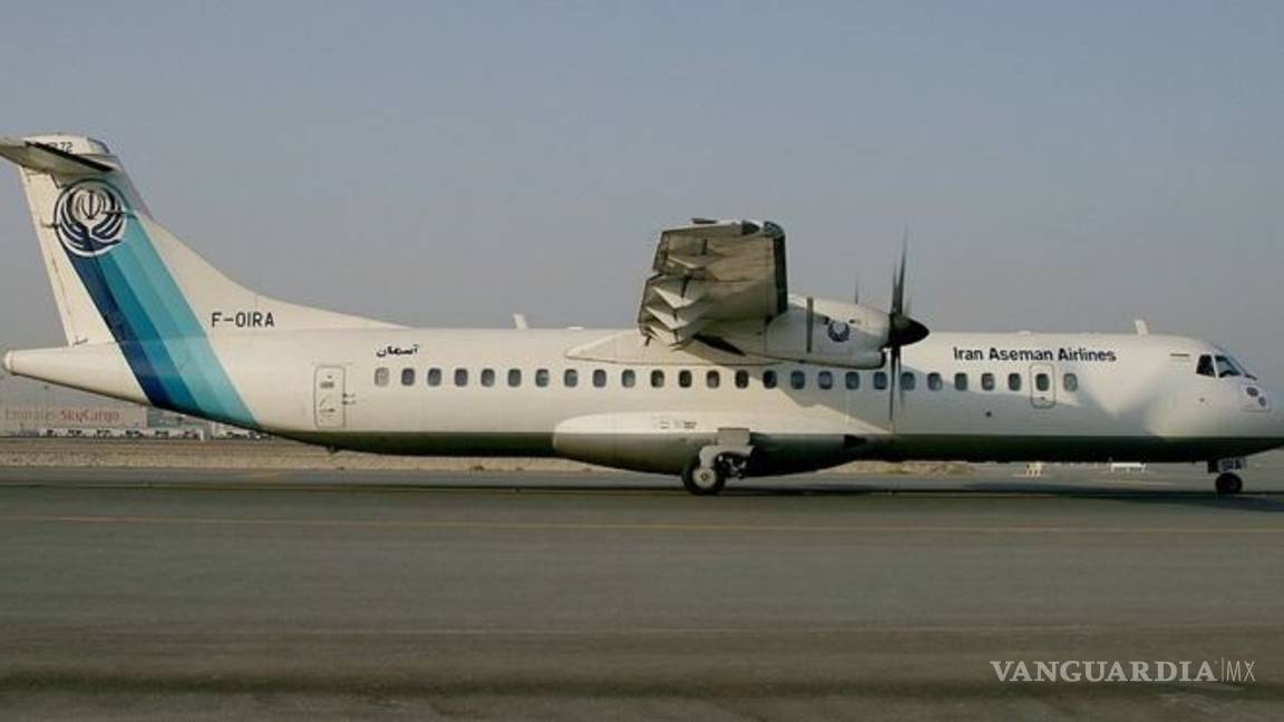 $!Avión que se desplomó en Irán es similar a los que dan servicio en ruta Monclova-CDMX