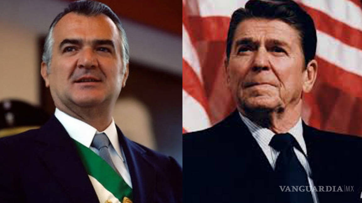 Vanguardia en la historia: Miguel de la Madrid se reunía hoy con Ronald Reagan.