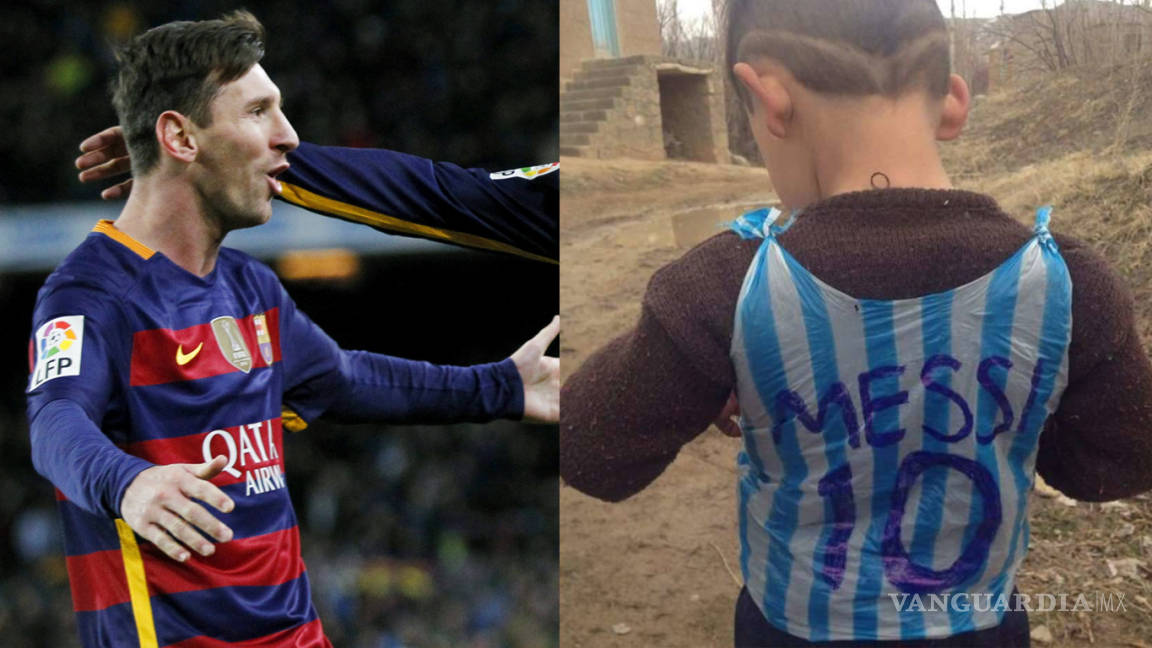 Niño afgano que se volvió viral por su 'playera' de Messi por fin conocerá a su ídolo