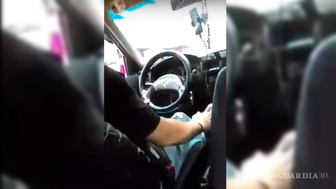 Taxista acosa sexualmente a mujer en CDMX y ella lo graba (VIDEO)
