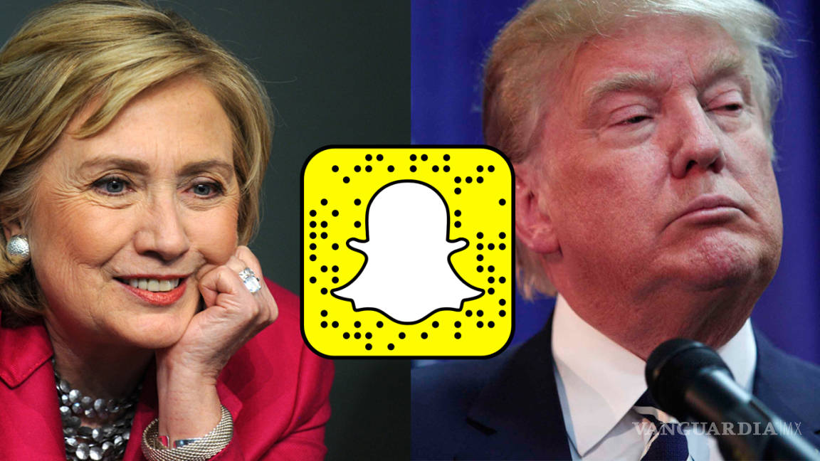 Hillary Clinton ataca los 'valores republicanos' de Donald Trump vía Snapchat