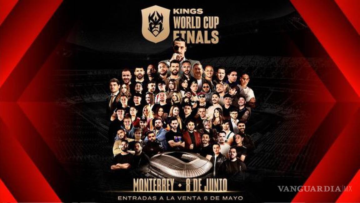 Finales de la Kings League World se jugarán en el Estadio BBVA de Monterrey