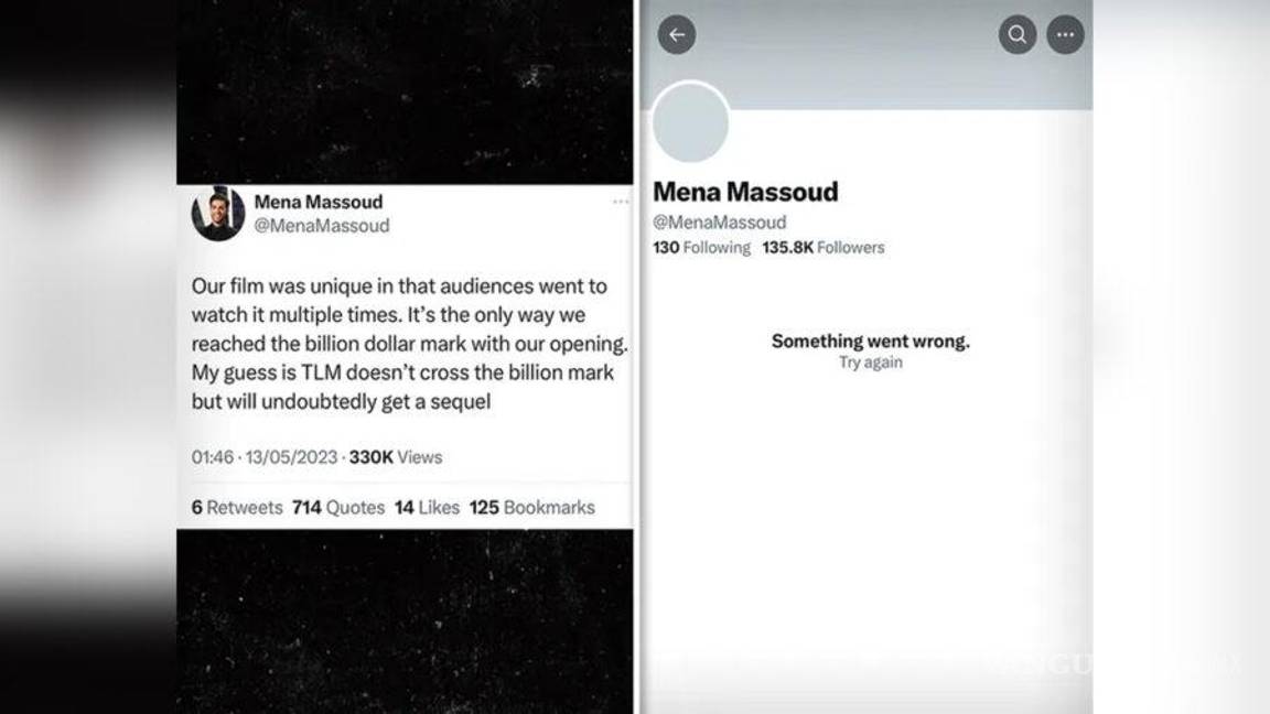 $!El mensaje condenó la estadía del actor en Twitter.