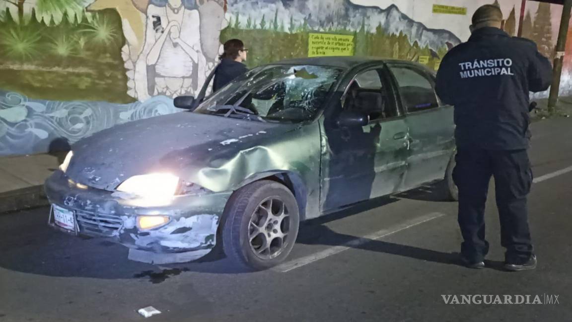 $!El conductor del vehículo Chevrolet quedó detenido por las autoridades, quien será puesto a disposición del Ministerio Público.