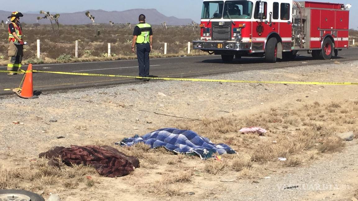 Un muerto y nueve lesionados deja accidente en la autopista Torreón-Saltillo