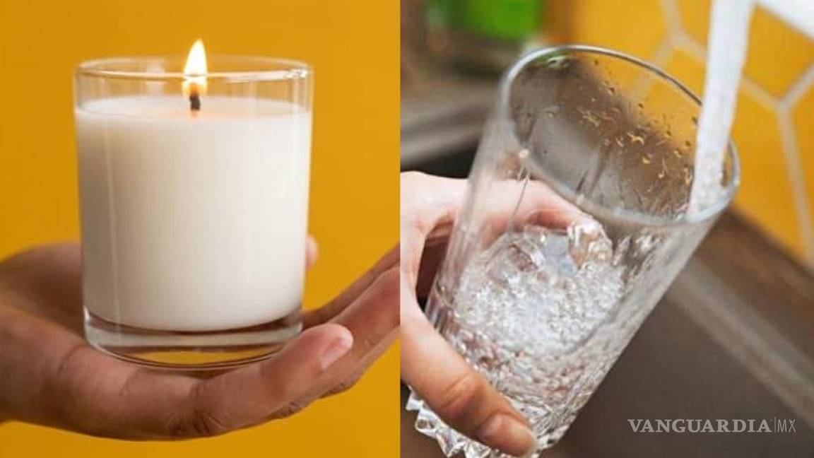 ¿Usas los vasos de veladoras para beber agua? ¡Cuidado!... puede ser peligroso por estas razones