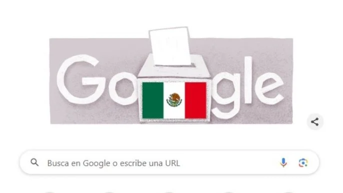 Google dedicó su doodle a las elecciones en México