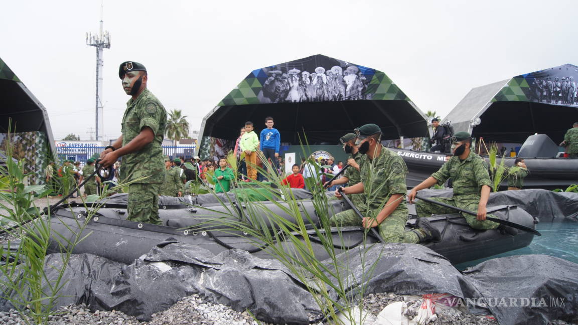 600 mil personas visitaron exposición de Fuerzas Armadas en Monclova