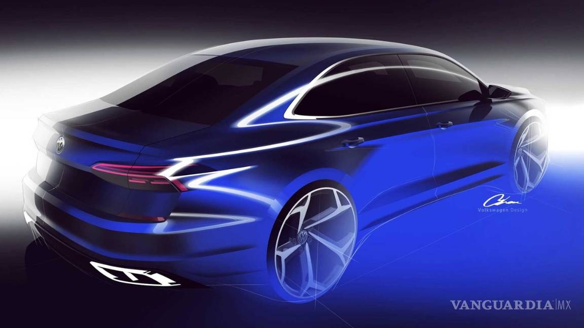 $!Volkswagen Passat 2020 será una fusión del diseño de Arteon y Jetta