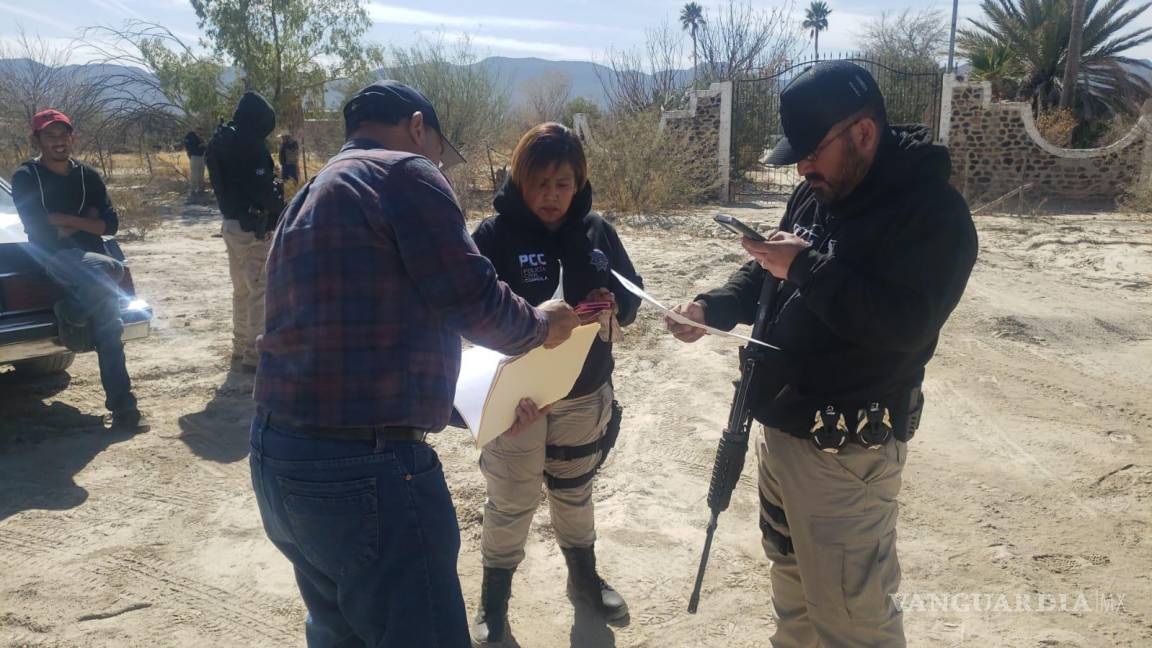 $!Al lugar acudieron elemento de la Policía Civil de Coahuila y Seguridad Pública