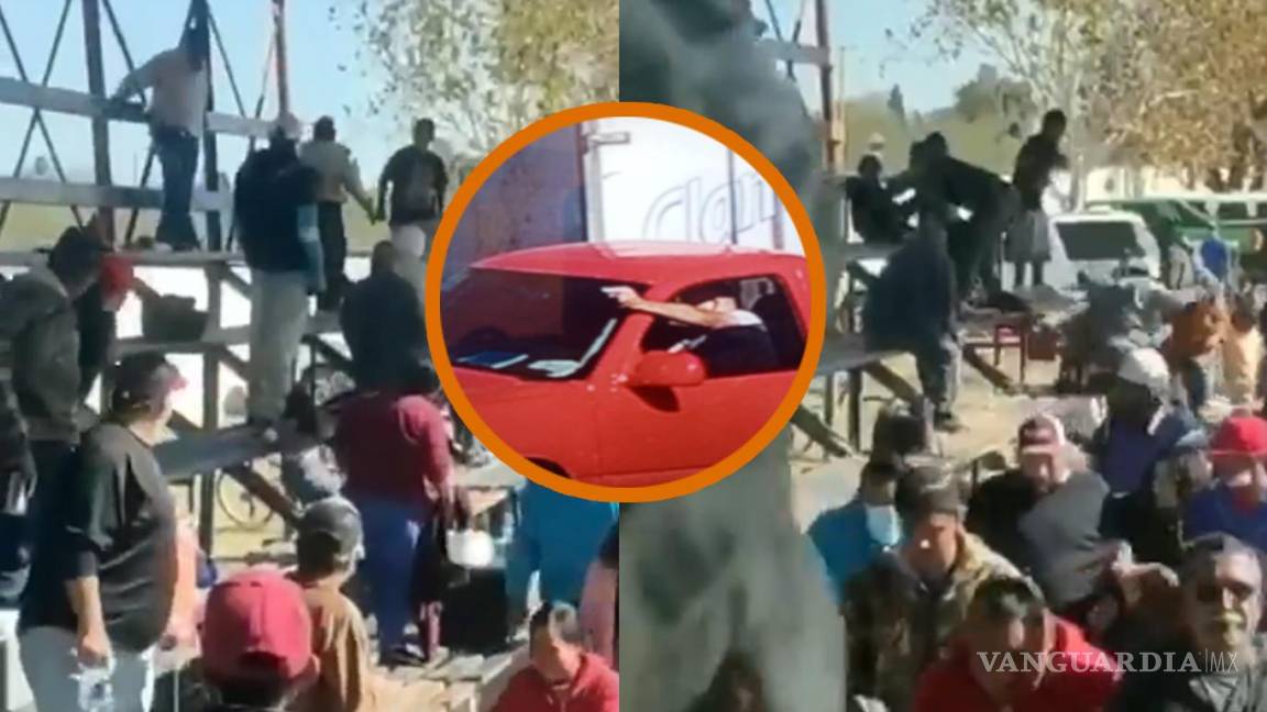 Se desata el pánico tras balazos durante riña en Múzquiz, Coahuila (video)