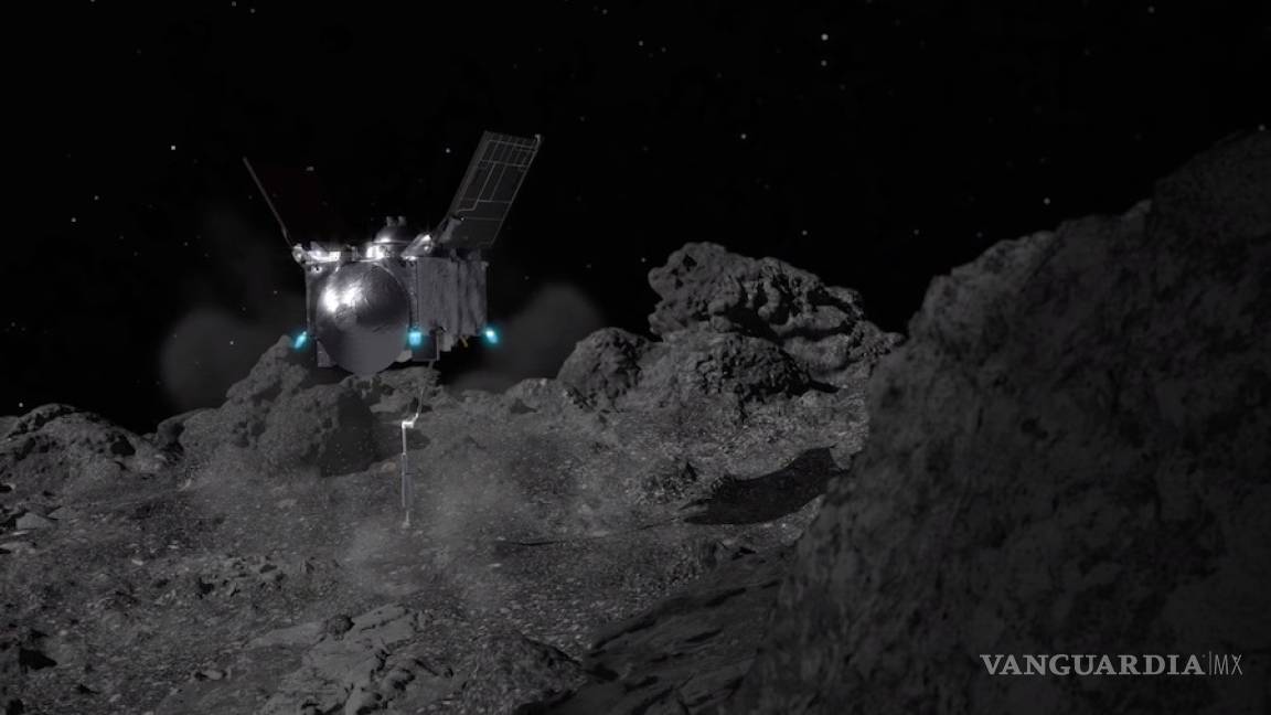Sonda de la NASA recoge muestras por primera vez de un asteroide