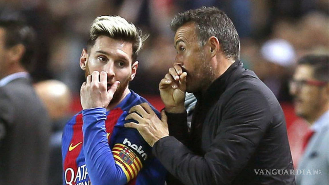 Revela Luis Enrique haber tenido conflictos con Lionel Messi durante su estadía en el Barcelona