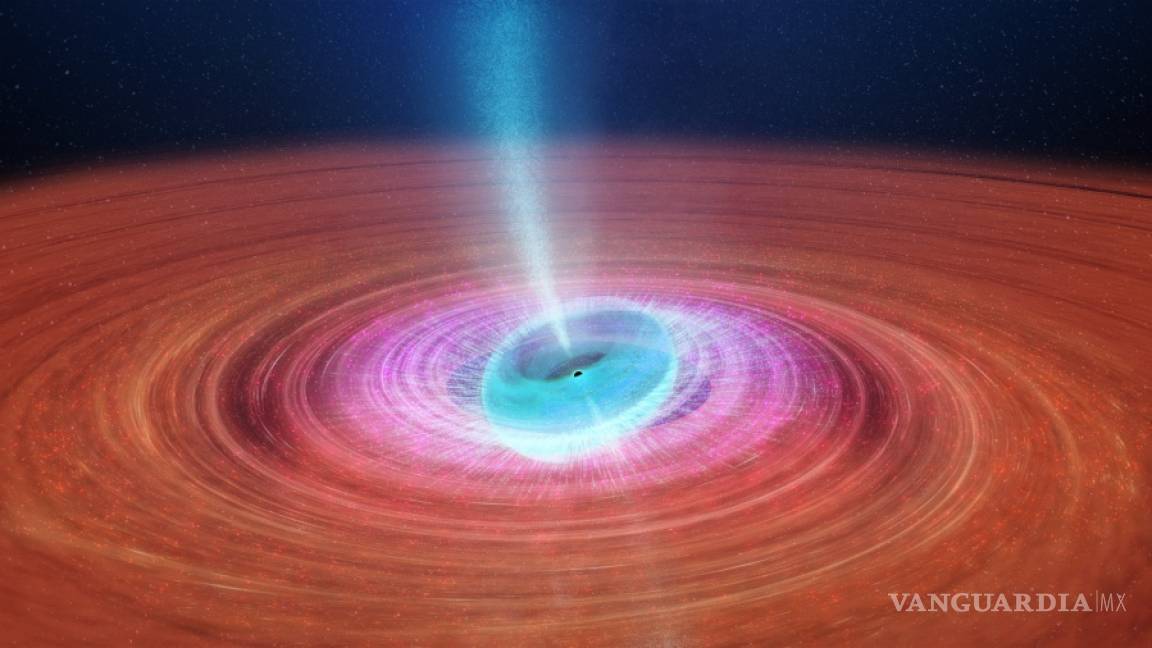 Descubren raro comportamiento del agujero negro V404 Cygni, expulsa “balas” de plasma
