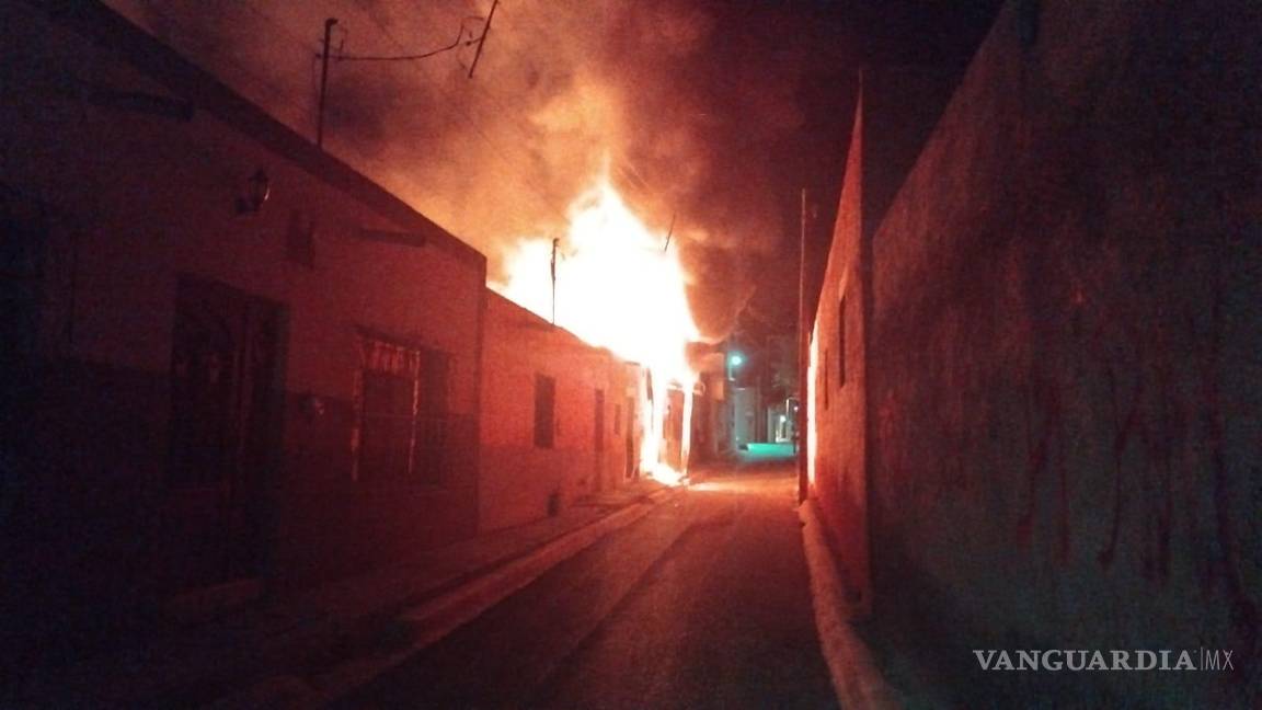 Tercer incendio en casa abandonada de Parras de la Fuente desata reclamos vecinales