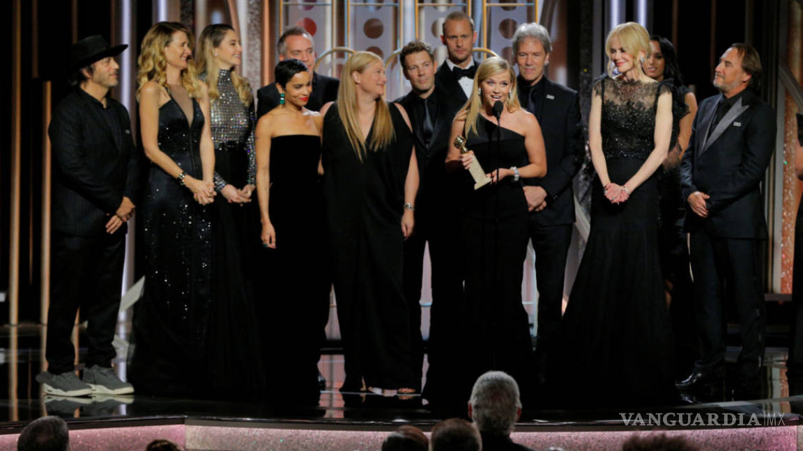 Con este brazalete actrices se manifestaron contra el abuso sexual en los Golden Globes