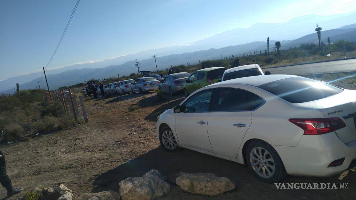 Fuerza Civil Nuevo León rescata a 47 migrantes que viajaban en caravana de vehículos