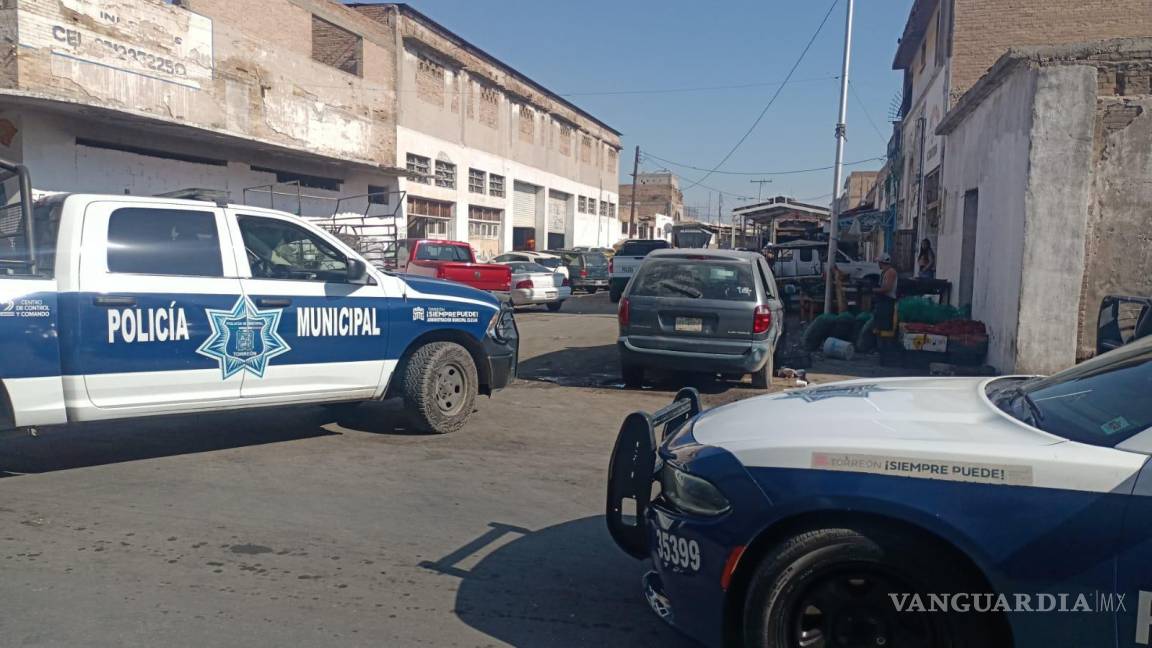 DSPM Torreón atiende reporte de lesionado por arma de fuego en Mercado Alianza