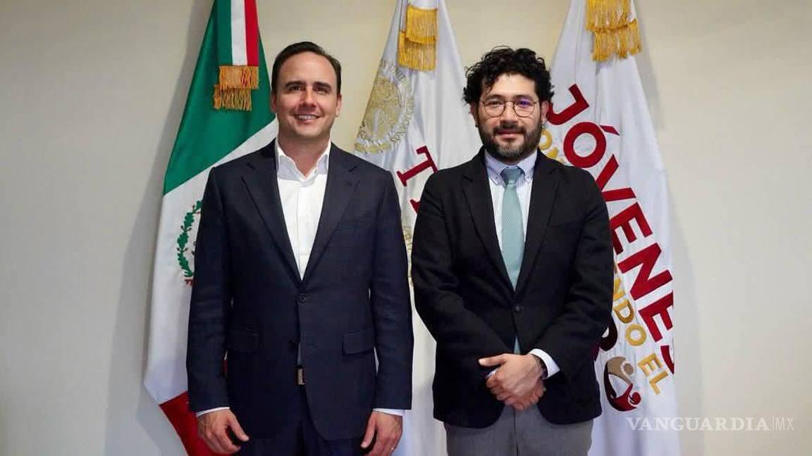 $!El gobernador Manolo Jiménez destacó la reunión con el secretario del Trabajo, Marath Bolaños y su equipo.