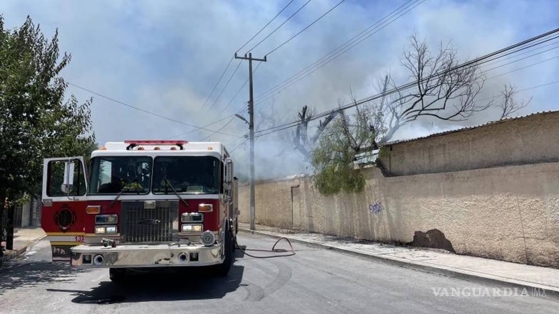 $!Árboles y hierba seca fue lo que se quemó.