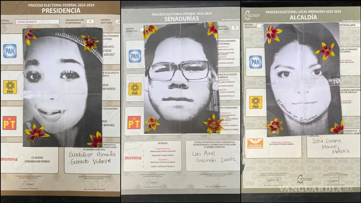 $!Los queremos vivos, ‘votan’ por las personas desaparecidas en México