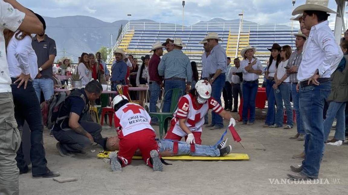 $!Erick fue traslado a un hospital de la ciudad, ya que presentaba lesiones en la cadera y en la espalda.