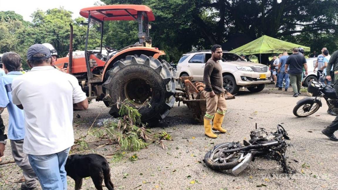 Detonación de una motocicleta con explosivos en Colombia, deja al menos un muerto y 14 heridos