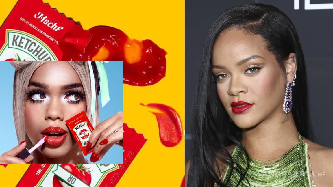 Lanza Rihanna línea de maquillaje inspirada en la salsa cátsup y... ¡a muchos les encanta !