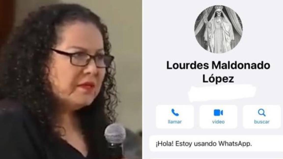 Activan celular de periodista asesinada Lourdes Maldonado; colocan imagen de Santa Muerte