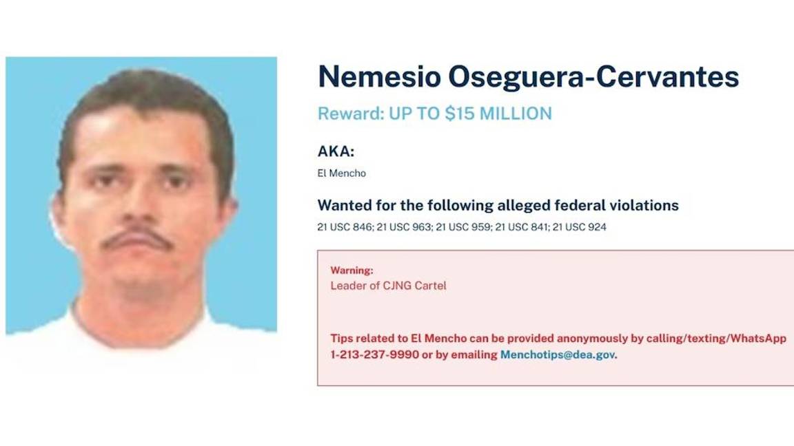 $!De fichas policiales a filtraciones: recopilación de las pocas imágenes disponibles de ‘El Mencho’