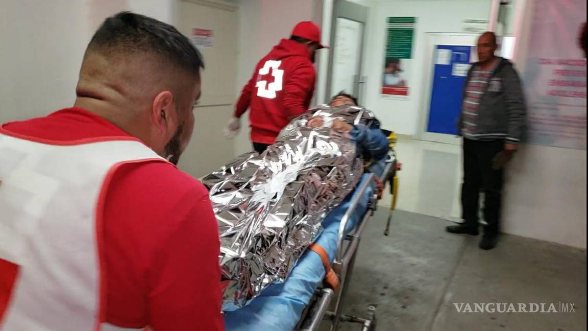 Menor resulta lesionado tras accidente de moto en la Saltillo-Torreón