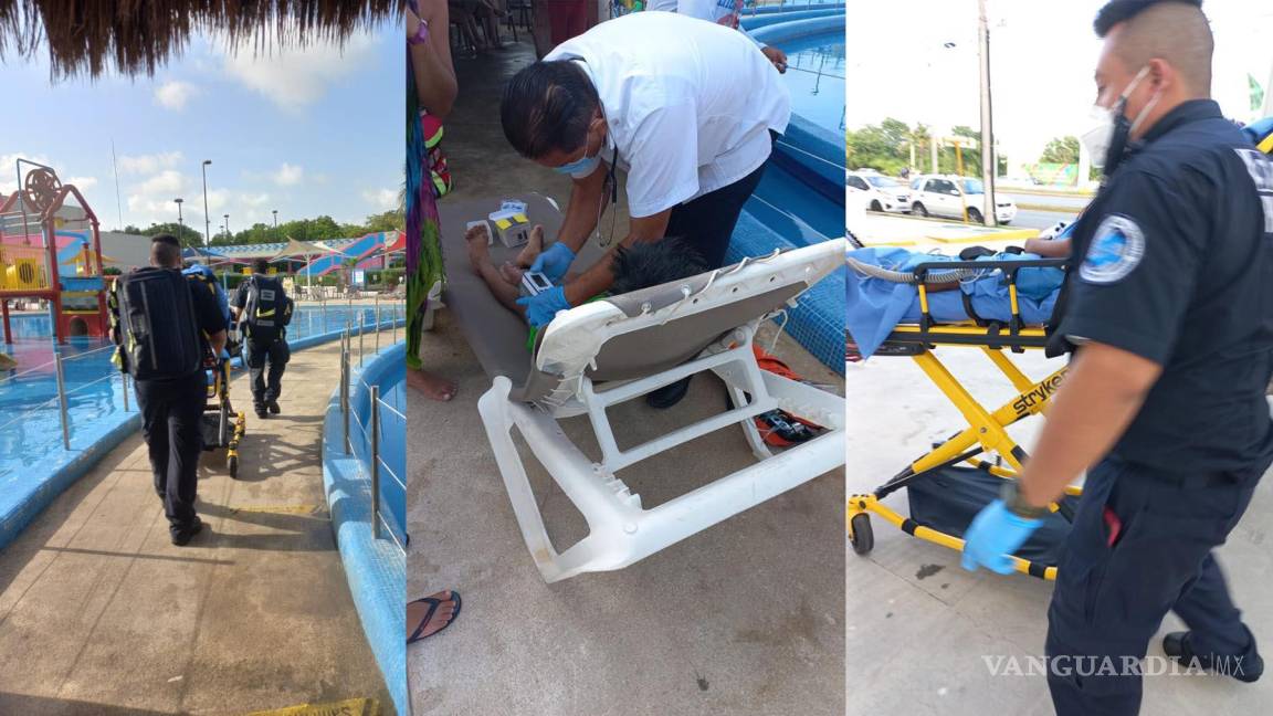Niño se electrocutó en parque acuático de Cancún; personal no llamó a emergencias