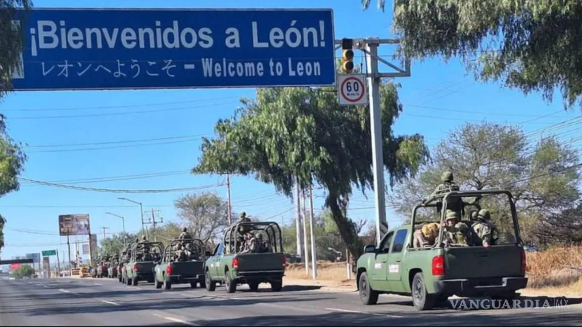 Arriban más de 500 militares a Guanajuato para reforzar la seguridad