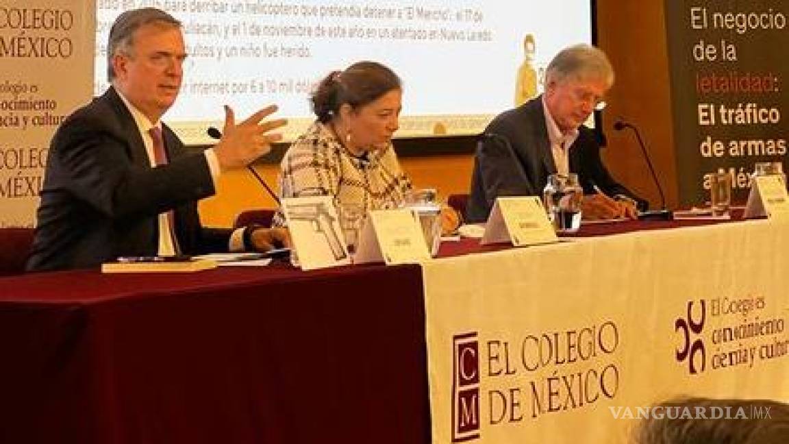 Violencia en México se reducirá bajando tráfico de armas desde EU: Ebrard