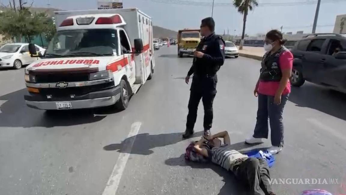 Hombre fallece tras ser arrollado en la carretera Saltillo-Monterrey