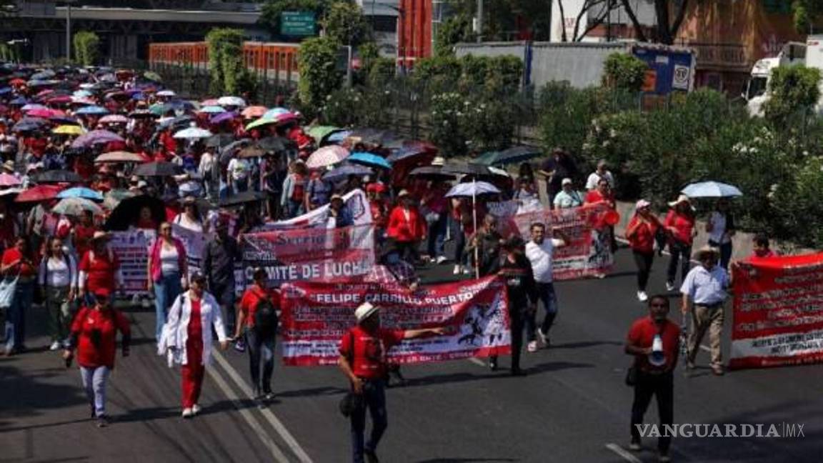 Colapsa la CDMX por protestas de maestros de la CNTE