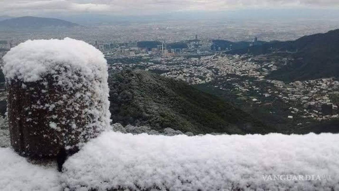 $!Frente Frío 27 deja aguanieve y apagones en Nuevo León