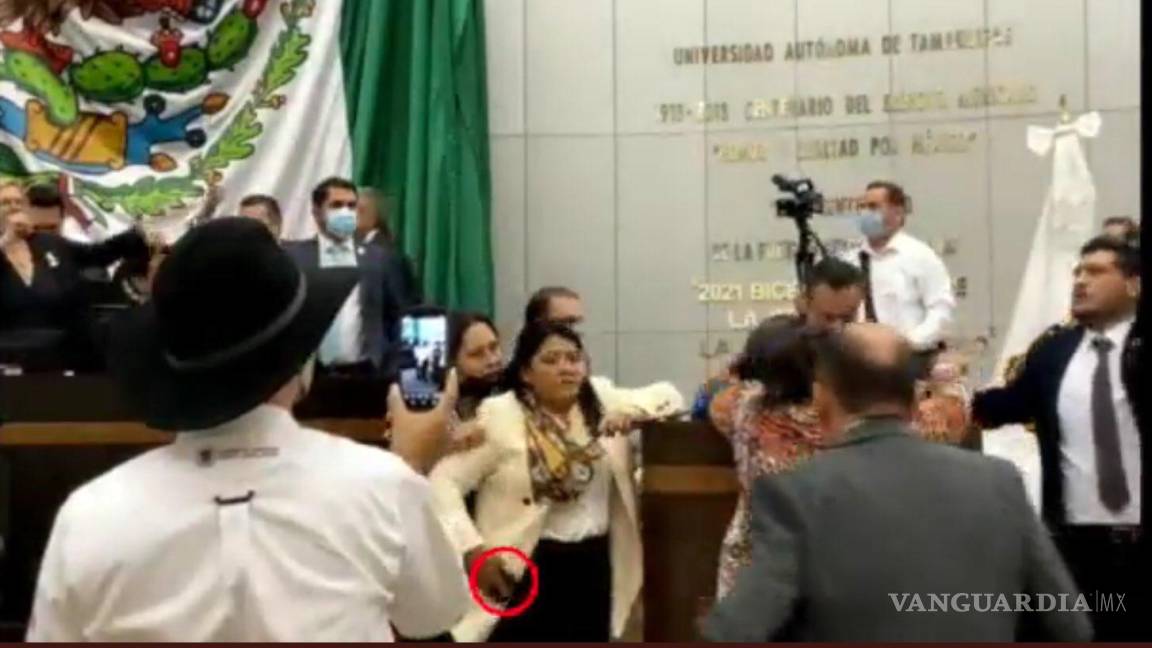 Acusan a sobrina de AMLO y diputada por Tamaulipas de ¡robar un celular!