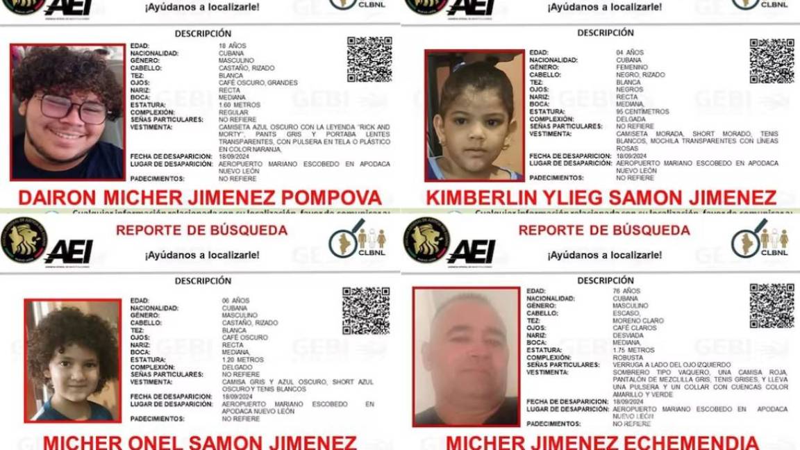 Desaparecen dos niños y seis adultos en Aeropuerto de Monterrey