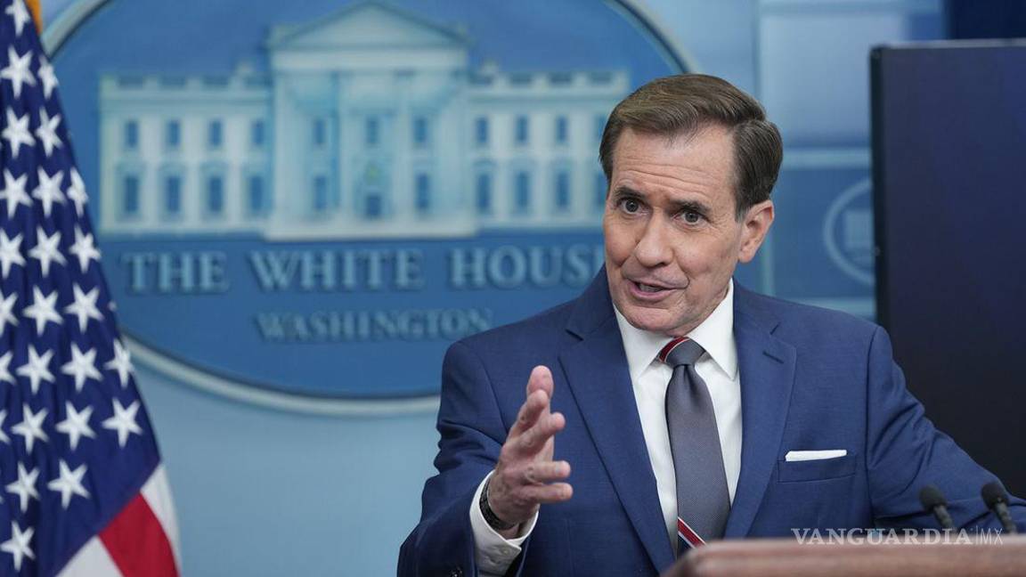 $!John Kirby, portavoz del Consejo de Seguridad Nacional de la Casa Blanca.